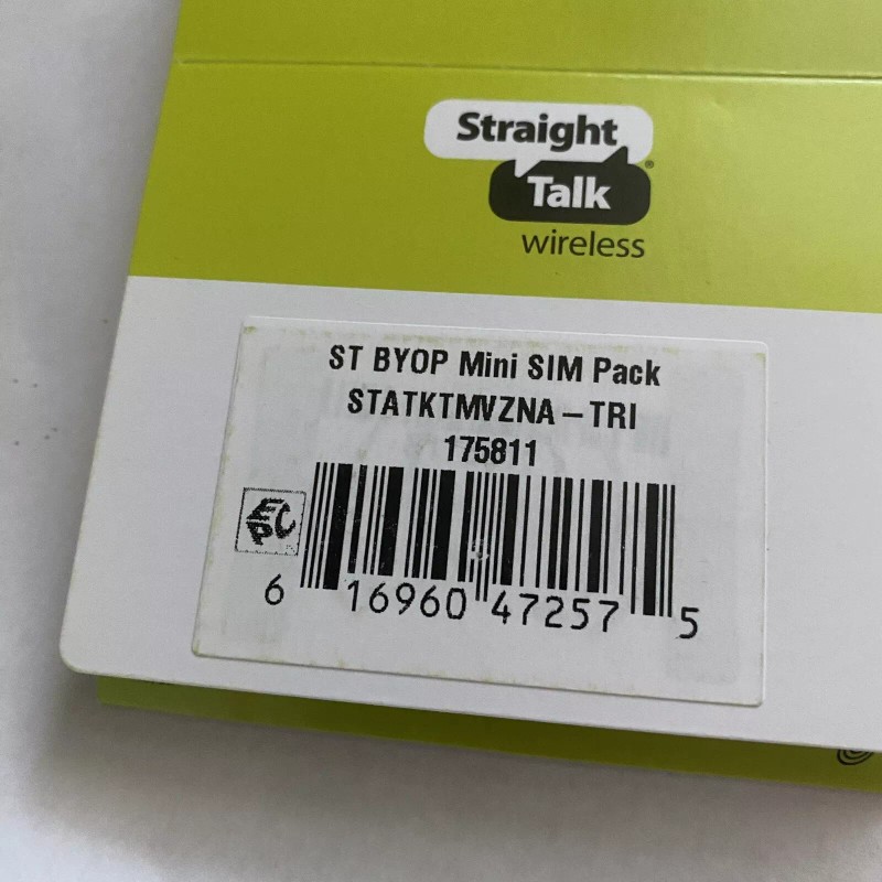 Straight Talk SIM Card For VERIZON CDMA Network Activation Kit