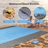 BOGI Sand Proof Beach Blanket, 79" X 83" Large Oversized