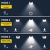 231 LED Solar Lights for Outside Waterproof, 6 Pack 300°