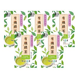 Harada Tea Sales Organic Green Tea Bags, 20 Bags x 5 Bags