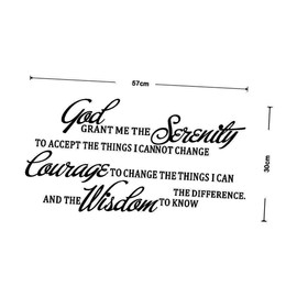 Praise Wall Peel Bible Bathroom Decals Me Bedroom Quote Prayer Decal and Christian DIY Grant Art Scripture The Religious Serenity God Sticker Vinyl for Decal: Motivational Living