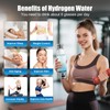 Hydrogen Water Bottle 5-Min Electrolysis 15.22OZ 1500 PPB Water Ionizer