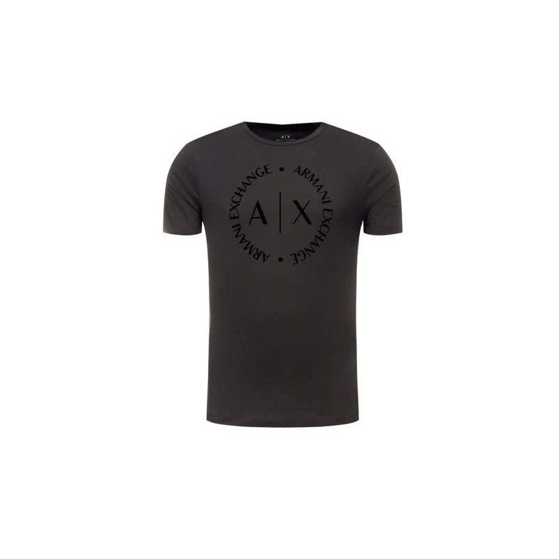 Armani Exchange Men's 8nztcd T-Shirt, (Black 1200), Small