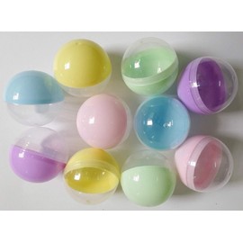 aloala 45mm 50 pcs Gacha Gacha Empty Capsule Colorful Color Capsules (Pastel Colors)