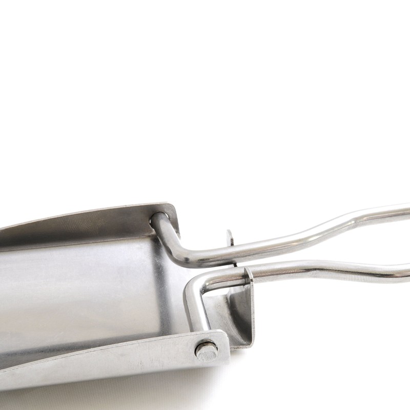 Extremely robust Folding Shovel Scooper () made from rustproof stainless
