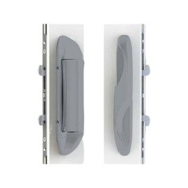 8.7" Interlock Intuition Sliding Glass Door Handle Kit Replacement - Fix and Repair Patio Door Hardware - Silver