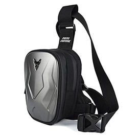 Oxford Hiking Waist Pack Motorcycle Drop Leg Bag for Men Women Bike Riding Cycling Tactical Thigh Fanny Pouch Outdoor Travel Fishing Camping Casual Daypack, #14Gray, One Size, Sports, Cycling