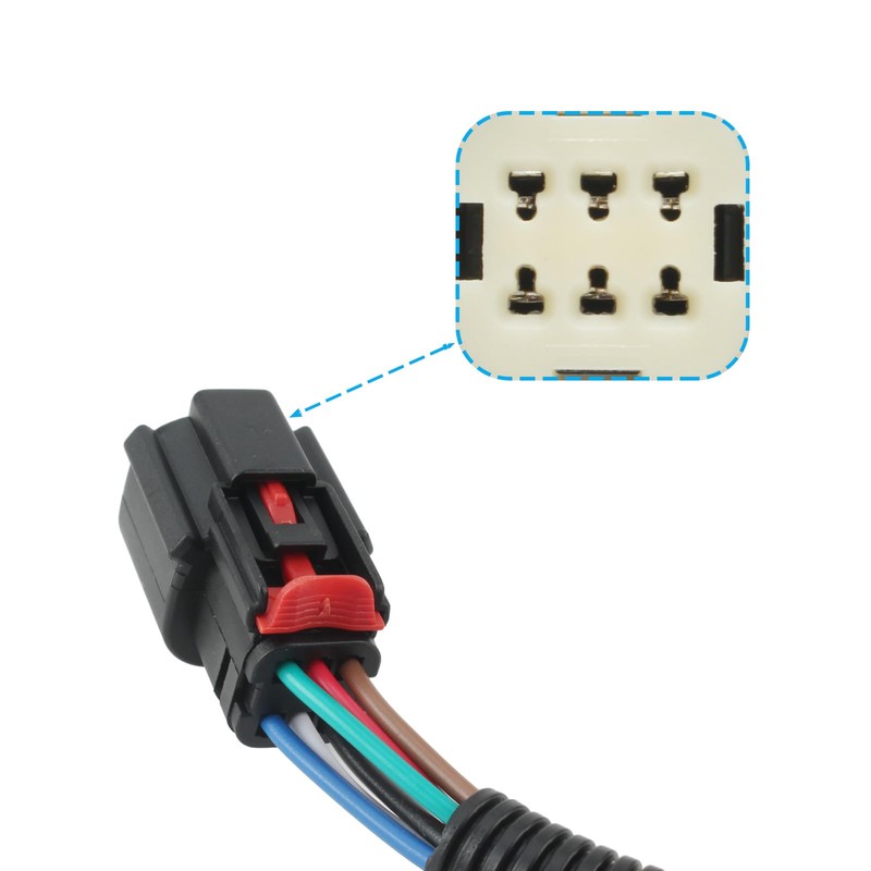 CARBBIA Headlight Conversion Pigtail Connectors Wiring Harness Plug and Play
