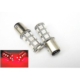 LEDIN 2x Red 1157 High Power 18 SMD LED Rear Turn Signal Light Bulbs BAY15d 7528 2357