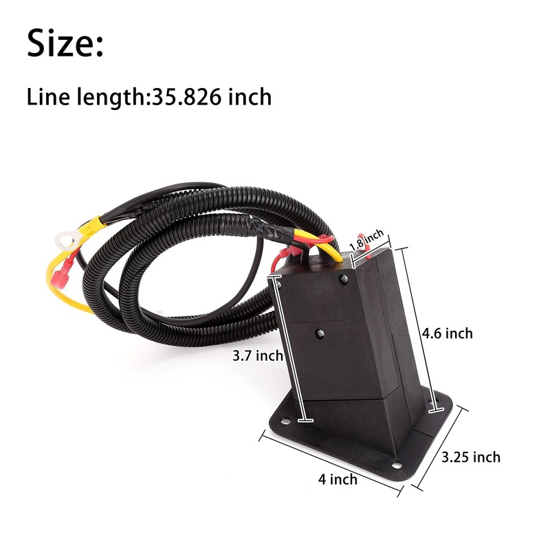 10L0L 36 Volt Powerwise Charger Receptacle for EZGO TXT &