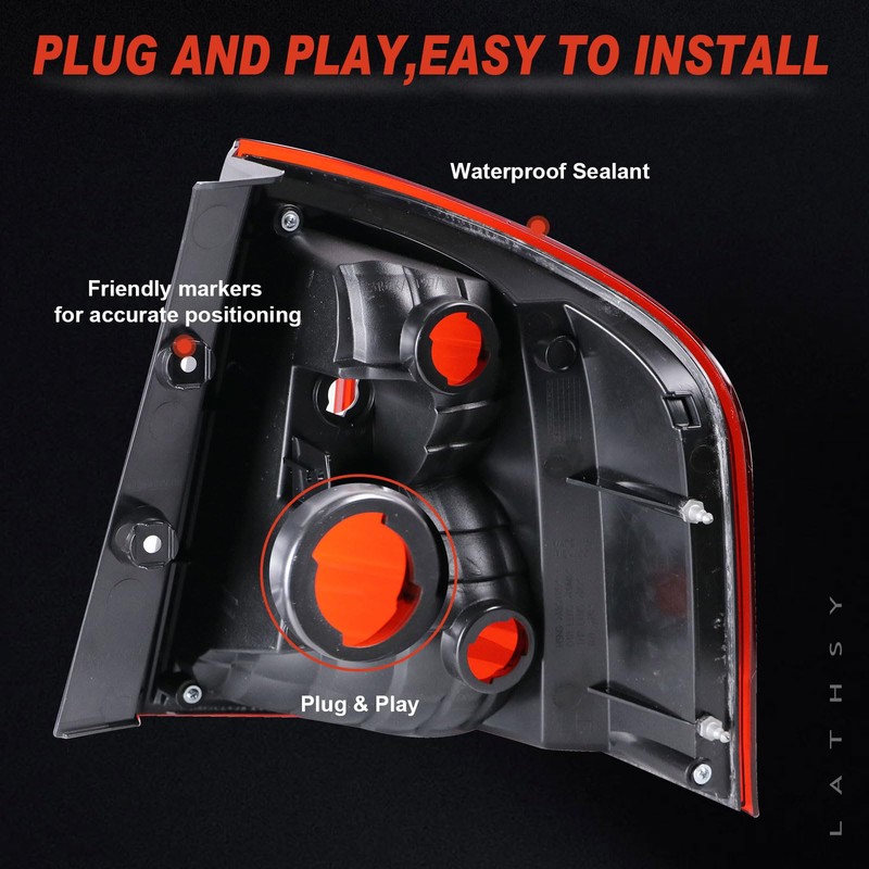 LED Tail Lights Compatible with 2011-2014 Ford Edge Right Passenger