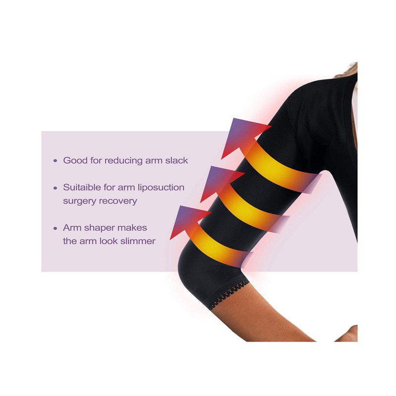 CHUMIAN Women's Upper Arms Slim Shaper Post Surgical Compression Sleeves