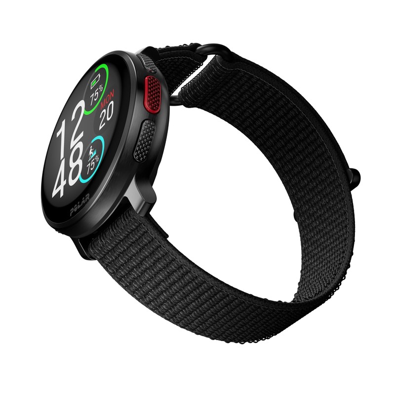 Polar Black Velcro Bracelet Size S/M 22mm