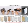 Vanloory Hand Towel Holder, Strong Self Adhesive Hand Towel Ring,