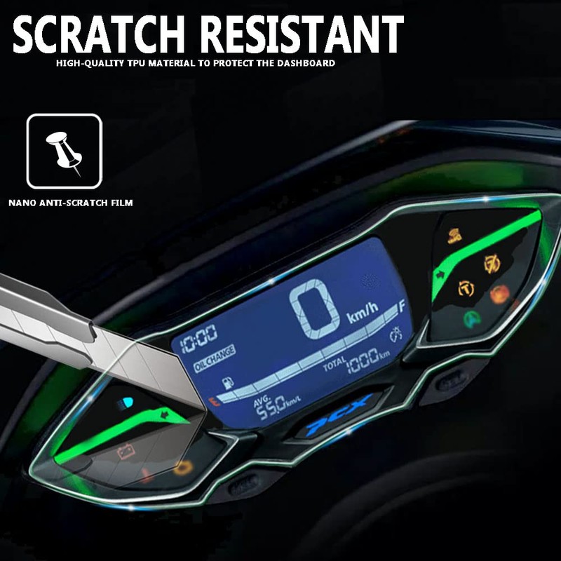 For Honda PCX160 Motorcycle Cluster Scratch Protection Film Screen Scratch