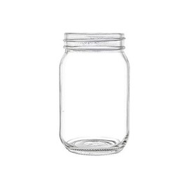 Nakpunar 12 pcs 16 oz Mason Jars with Red Lids - Made in USA - 1 Pint (16 oz, Red)