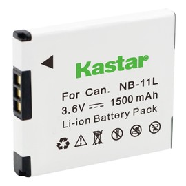 Kastar Battery (2-Pack) and Charger Kit for Canon NB-11L, CB-2LD, CB-2LF work with Canon PowerShot A2300 IS, A2400 IS, A2500, A2600, A3400 IS, A3500 IS, A4000 IS, ELPH 110 HS, ELPH 115 HS, ELPH 130 HS, ELPH 135 HS, ELPH 140 HS, ELPH 150 HS, ELPH 320 HS, ELPH 340 HS, IXUS 132, IXUS 140, IXUS 145, IXUS 150, IXUS 155, IXUS 265 HS, SX400 IS Cameras