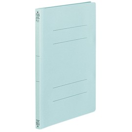 Kokuyo flat file Paper Cover Resin Binding Hardware 2 Hole A4 150 Sheets Accommodate Blue Flat – vd10b