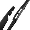 WEDOAUTO Replacement Rear Windshield Back Wiper Arm Blade Set Fit