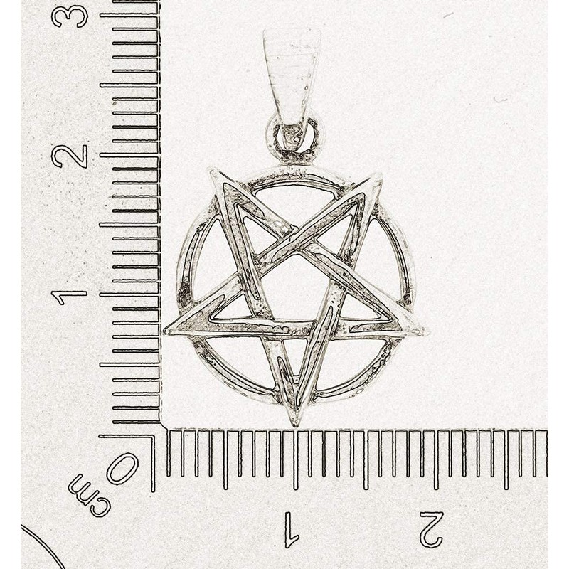 Pentagram, Pendant 925 Silver