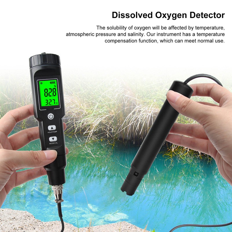 DO9100 Portable Digital Dissolved Oxygen Meter with Temperature Detector for