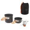 Camping Cooking Set Alumine Strong Bearing Food Grade Portable Stove