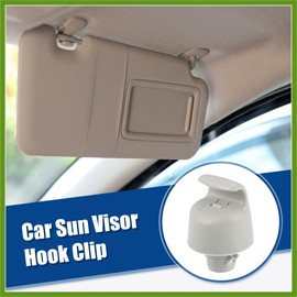 HOPESPANNER Car Sun Visor Clip Plastic Sun Visor Hook Clip Sun Visor Clip Retainer Fit for Nissan Maxima - Pack of 2 Gray Vehicle Components