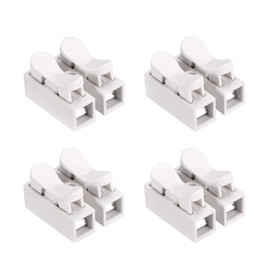 YIXISI 100pcs Fast Cable for Connecting, 2 Pins Cable Plug, CH2 Spring Connector