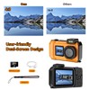 SPUNALP UHD 8K Underwater Camera, 70MP 33FT WiFi Waterproof Digital