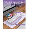 Wireless Keyboard and Mouse Combo, EAYBLLY Wireless Ergonomic Keyboard with