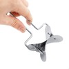 Dumpling Wrapper Cutter, Stainless Steel Dumpling Dough Skin Cutter Manual