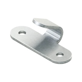 Dreamprint 15x Guy Hooks 2-Hole Galvanised Steel Tarpaulin Hook Hole Hook Two-Hole Hook Net Hook Lashing Eye for Camping Trailer