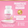 Probióticos y Prebióticos Veganos de Origen Vegetal 60 Cápsulas