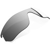 Oakley Radarlock Path Rectangular Replacement Sunglass Lenses, Black, 38 mm