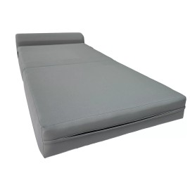 Amfuton Gray Sleeper Chair Folding Foam Beds, Foldable Lounger Guest Bed 6 x 32 x 70