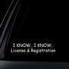 World Design I Know I Know License & Registration Car