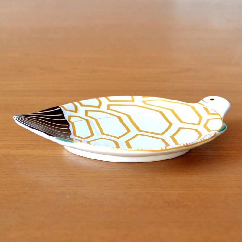 New Year Tableware, Japanese Tableware, Small Plate, Turtle Charm, Arita