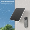 Solar Panel for Nest Doorbell, for Ring Video Doorbell 2/3,