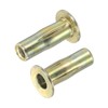 uxcell Multi-Grip Rivet-Nut, M6 Pre-Bulbed Shank Carbon Steel Color-Zinc-Plated Flat
