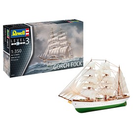 Revell 05432 Gorch Fock 1:350 Scale Unbuilt/Unpainted Plastic Model Kit