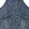 Jeanerlor Cotton Denim Cross Back Work Jean Apron with 5