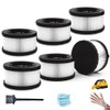 6 Pack DC5151H HEPA Filter Replacement Compatible with DEWALT DC515,