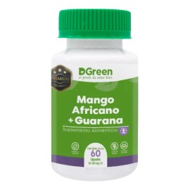 Mango Africano + Guaraná Dgreen 60 Cápsulas De 580 Mg