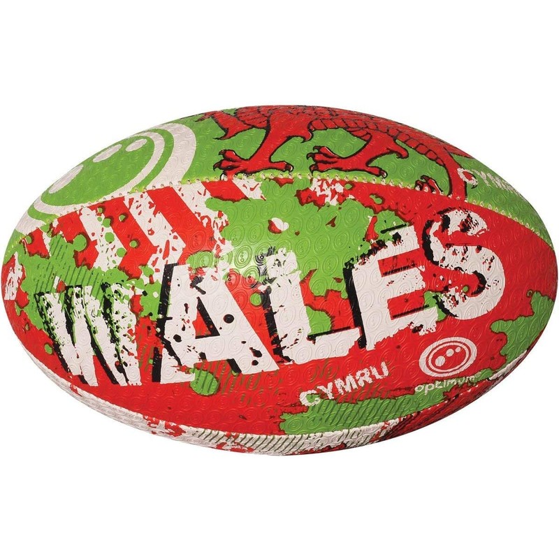 Optimum Nations Rugby Ball - Wales, Size 3