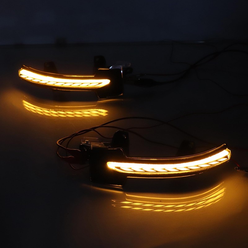 KITOCARTOP Side Wing Mirror Sequential Turn Signal Light Fit for