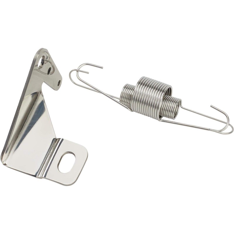 Speedway Motors Carburetor Bracket with Dual Throttle Return Springs, Polished