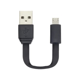 Moki Pocket Size MicroUSB SynCharge Cable, 10 cm Acc MUSBMCAPO