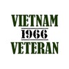 CafePress Vietnam Veteran 66 Oval Car Bumper Sticker