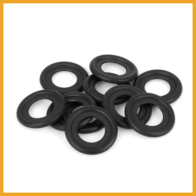 Partuto 10pcs M11 Car Oil Drain Plug Gaskets Replacement 12616850