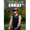 Casco De Bicicleta Con Luz Led Y Gafas Desmontables Adulto